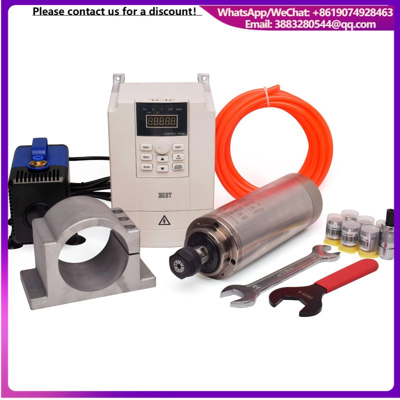 2.2Kw Water Cooled Spindle Kit Vfd - Низкая цена, высокая скорость, шпиндель GDZ