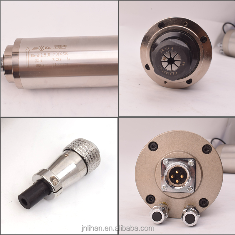 2.2Kw Water Cooled Spindle Kit Vfd - 2,2 кВт, 220 В, шпиндельный двигатель