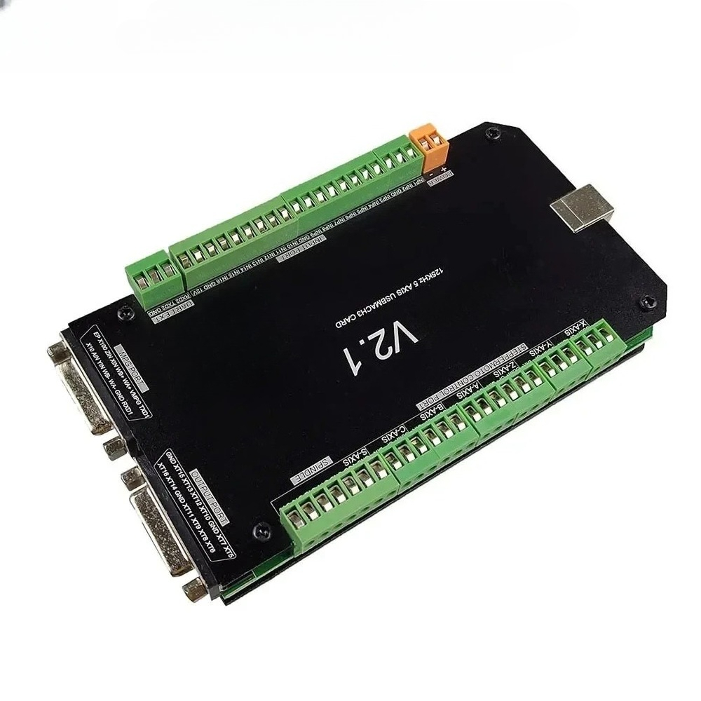 5 Axis Cnc Breakout Board Interface Mach3 - Контроллер ЧПУ NVCM V2.1 3/4/5/6-осевой с