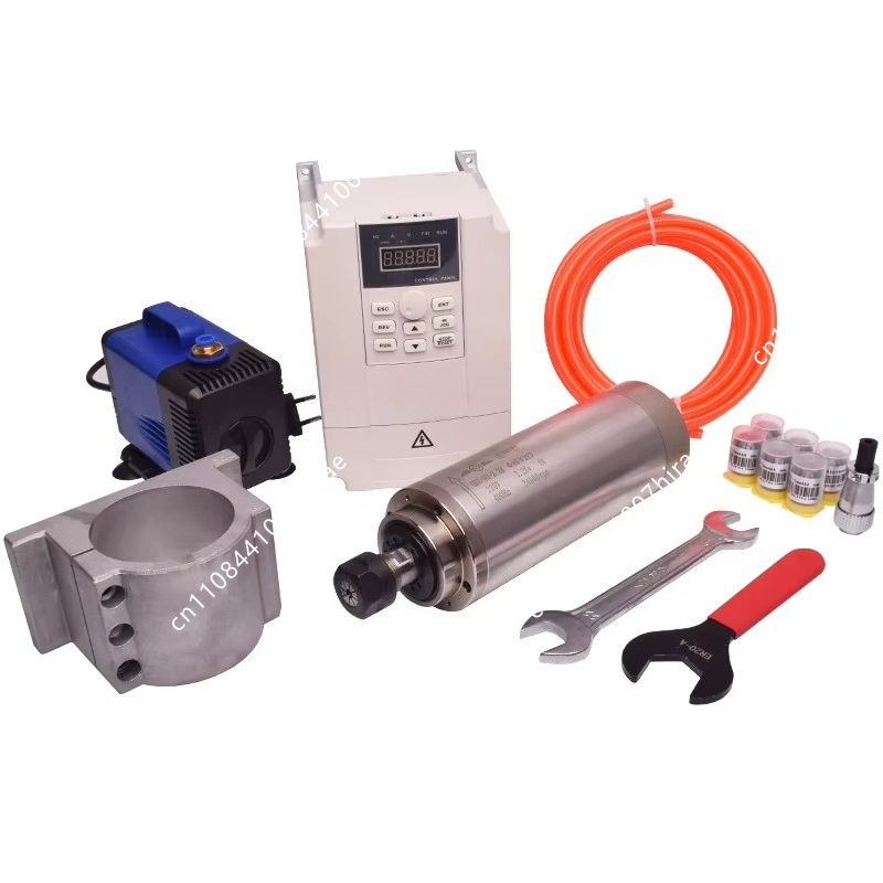 Комплект шпиндельного двигател – обзор и цена 2.2Kw Water Cooled Spindle Kit Vfd