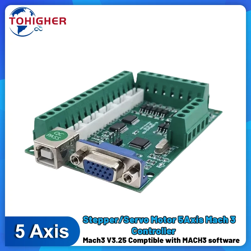 5-осевая интерфейсная плата Ma – обзор и цена 5 Axis Cnc Breakout Board Interface Mach3