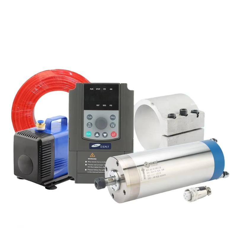 2,2 кВт, шпиндель для фрезеров – обзор и цена 2.2Kw Water Cooled Spindle Kit Vfd