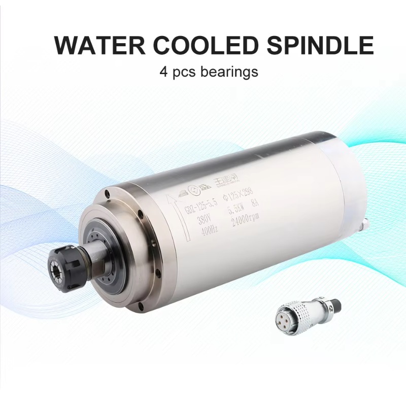 2,2 кВт, шпиндель для фрезеров – обзор и цена 2.2Kw Water Cooled Spindle Kit Vfd