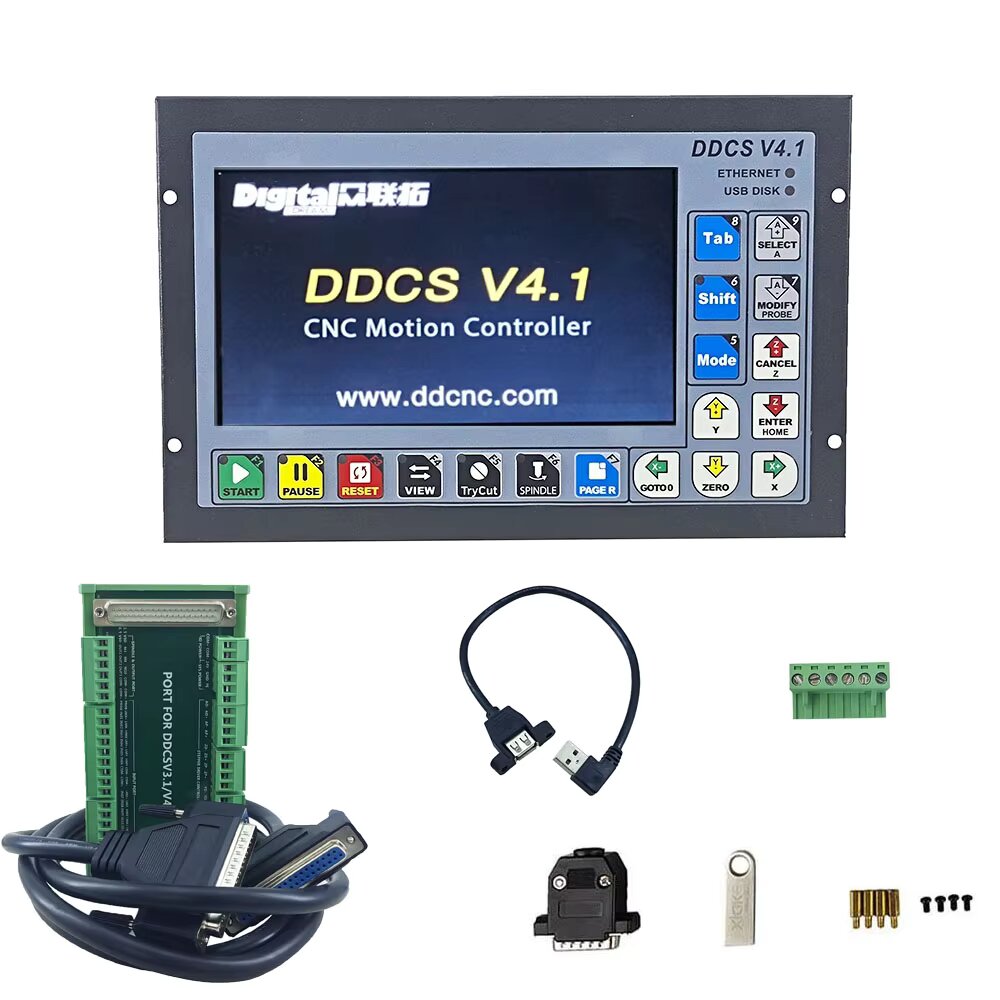 Автономный контроллер движения – обзор и цена Ddcs V4.1 4 Axis Cnc Offline Controller